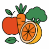 ⁠Frutas y verduras